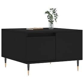 vidaXL Soffbord svart 55x55x36.5 cm konstruerat trä 830749