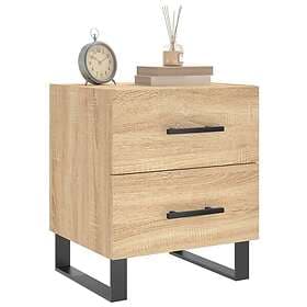vidaXL Sängbord 2 st sonoma-ek 40x35x47.5 cm konstruerat trä 827363