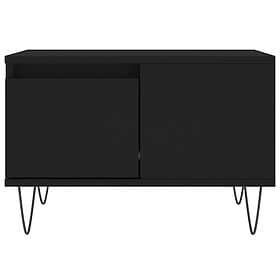 vidaXL Soffbord svart 55x55x36.5 cm konstruerat trä 830757