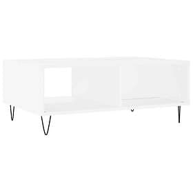 vidaXL Soffbord vit 90x60x35 cm konstruerat trä 827060