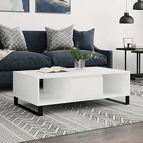 vidaXL Soffbord vit 104x60x35 cm konstruerat trä 827092