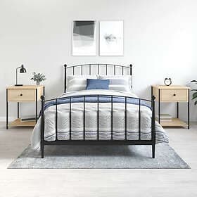 vidaXL Sängbord 2 st sonoma-ek 44x45x58 cm konstruerat trä 825846