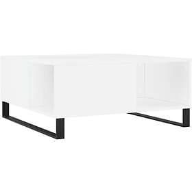 vidaXL Soffbord vit 80x80x36.5 cm konstruerat trä 830788