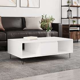 vidaXL Soffbord vit 104x60x35 cm konstruerat trä 827084