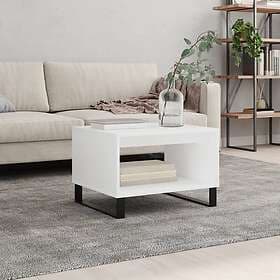vidaXL Soffbord vit 60x50x40 cm konstruerat trä 829260