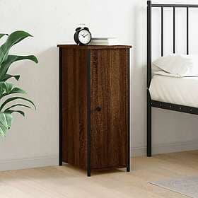 vidaXL Nightstand Brown Oak 32x42x80cm Constructed Wood 825971