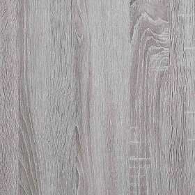 vidaXL Nightstand Gray Sonoma 30x60x60cm Engineered Wood 826059