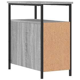 vidaXL Sängbord grå sonoma 30x60x60 cm konstruerat trä 826069
