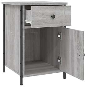 vidaXL Nightstand Grey Sonoma 40x42x60cm Engineered Wood 825909