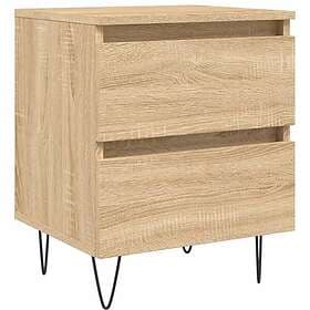 vidaXL Sängbord sonoma-ek 40x35x50 cm konstruerat trä 826882
