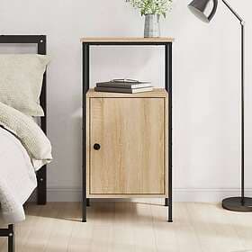 vidaXL Nightstand Sonoma Oak 41x31x80cm Engineered Wood 825925