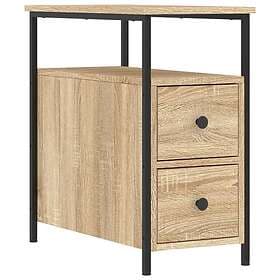 vidaXL Sängbord sonoma-ek 30x60x60 cm konstruerat trä 826065