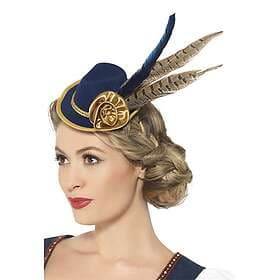 Smiffys Autentisk Bavarian Oktoberfest Minihatt Blå One size