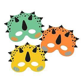 Dino Pappmasker Roar 6-pack