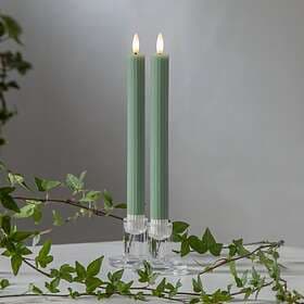 Star Trading Flamme Stripe LED Candle 25cm 2-pack