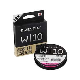 Westin W10 13-Braid Cast 'N' Jig 110m 0.08mm 6.0kg 13lbs Pickled Pink