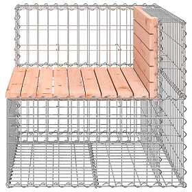 vidaXL Garden Bench gabion-design 92x71x65.5 cm solid douglas wood 834381