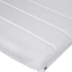 TecTake 4 Kitchen Chairs Faux Leather White