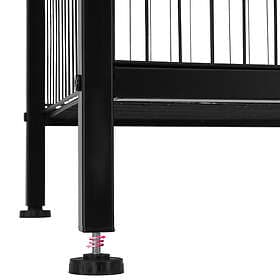 TecTake Sidobord Grimsby 40x40x55.5cm Industriellt mörkt trä