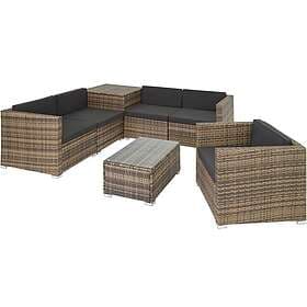 TecTake Loungeset Pisa i konstrotting natur
