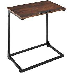 TecTake Sidobord med tippbar skiva Ruston 55x35x66.5cm Industriellt mörkt trä