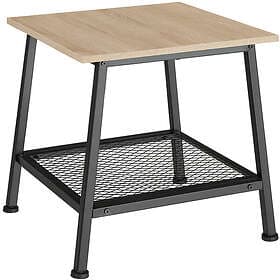 TecTake Sängbord Bedford Industriellt lätt trä, ek Sonoma
