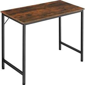 TecTake Desk Jenkins Industriellt mörkt trä, 80 cm