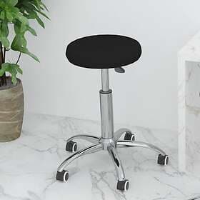 vidaXL Office Chair snurrbar svart konstläder 333152