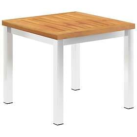 vidaXL Garden Table 45x45x38 cm solid acacia wood and stainless steel 46492