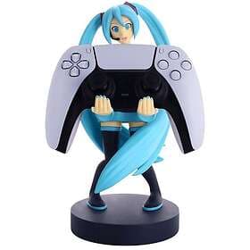 Hatsune Miku figur med hållare 21cm