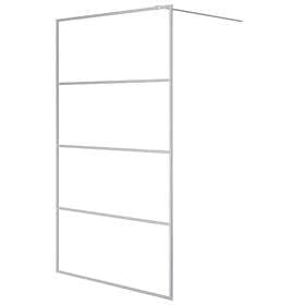 vidaXL Shower Wall Clear ESG Glass 115x195cm 152138