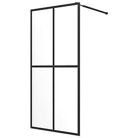 vidaXL Shower Wall Tempered Clear Glass 118x190cm 145682