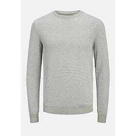 Jack & Jones Strukturstickad bomullströja Atlas knit crew neck (Men's)