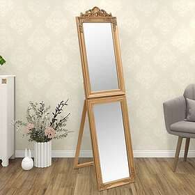 vidaXL Fristående spegel guld 40x160 cm 351521