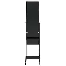 vidaXL Fristående spegel svart 34x37x146 cm 351764