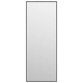 vidaXL Mirror 30x80cm Glass and Aluminum Black 327404
