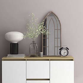 vidaXL Mirror sandfärgad 70x30 cm järn för inomhusbruk 3093525