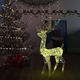 vidaXL 329781 Reindeer Decoration Acrylic 140 LED 120 cm