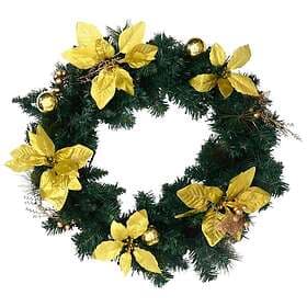 vidaXL 320974 Christmas Wreath with LED lights 60cm