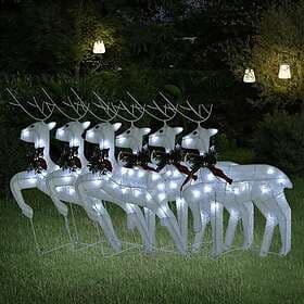 vidaXL 3154271 Reindeer Decoration 1.5m 120LED