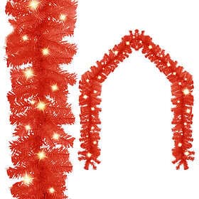vidaXL 329196 Christmas Garland with LED lights 10m