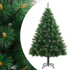 vidaXL Artificial Tree Hinged 210cm