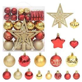 vidaXL Christmas Balls 70-pack