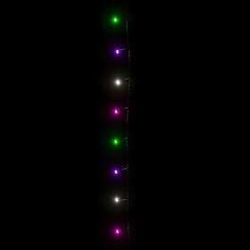 vidaXL Ljusslinga med 150 LED flerfärgad pastell 15 m PVC 343202