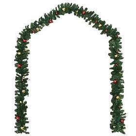 vidaXL 284305 Christmas Garland with Christmas Balls 5m