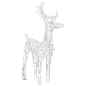 vidaXL 328524 Reindeer & Sleigh Christmas Decoration 280x28x55 cm Acrylic