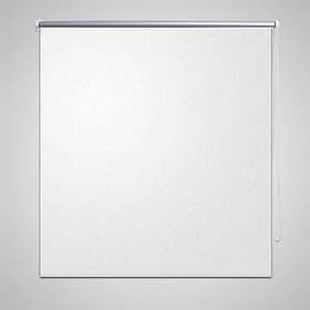 vidaXL Rullgardin för mörkläggning 120 x 230 cm vit 240160