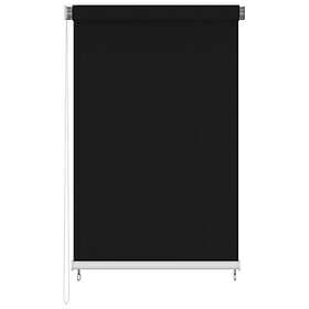 vidaXL Rullgardin utomhus 140x230 cm svart 312956