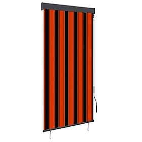 vidaXL Rullgardin utomhus 100x250 cm orange och brun 145960