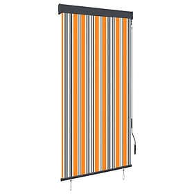 vidaXL Rullgardin utomhus 80x250 cm gul och blå 145950